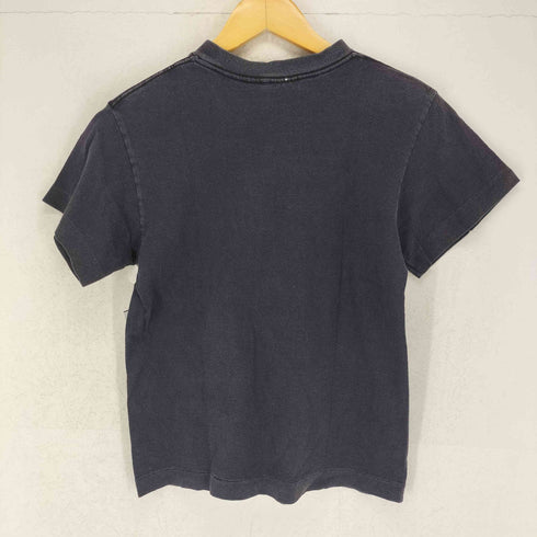 ナイキ NIKE 90s 銀タグ USA製 袖裾シングル フロントプリントクルーネックTシャツ メンズ BOY'S M