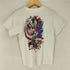 袖シングル 両面プリントクルーネックTシャツ メンズ