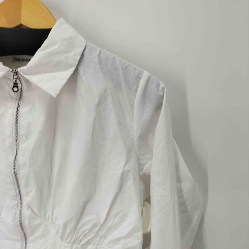 MUSUBORE double zip gather shirts レディース FREE
