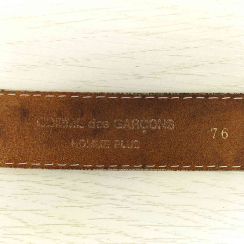 コムデギャルソンオムプリュス COMME des GARCONS HOMME PLUS スエード レザーベルト メンズ 76