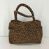 ボッテガヴェネタ BOTTEGA VENETA OLD ナイロン Bロゴ レオパード ミニ ハンドバッグ レディース