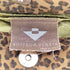ボッテガヴェネタ BOTTEGA VENETA OLD ナイロン Bロゴ レオパード ミニ ハンドバッグ レディース