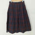 EDINBURGH MADE IN SCOTLAND タータンチェックプリーツスカート レディース