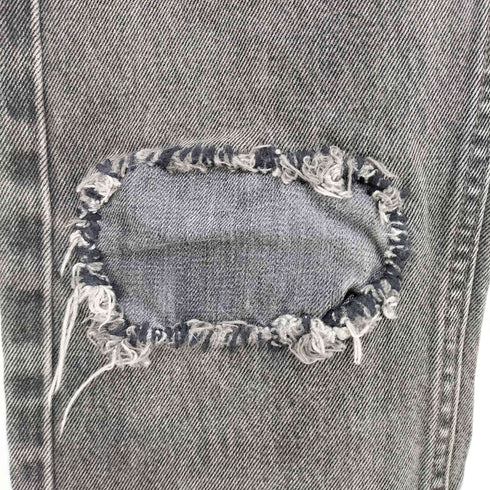 リーバイス Levis 505 エジプト製 ストレート ダメージデニム メンズ W30/L30