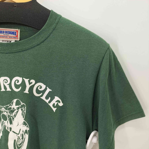 フルーツオブザルーム FRUIT OF THE LOOM WORLD DESIGNER フロントプリント S/S Tシャツ メンズ import:S