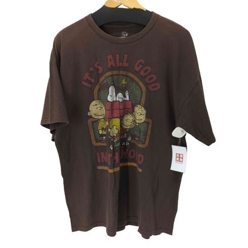 ピーナッツ PEANUTS フロントプリント S/S Tシャツ メンズ import:XL