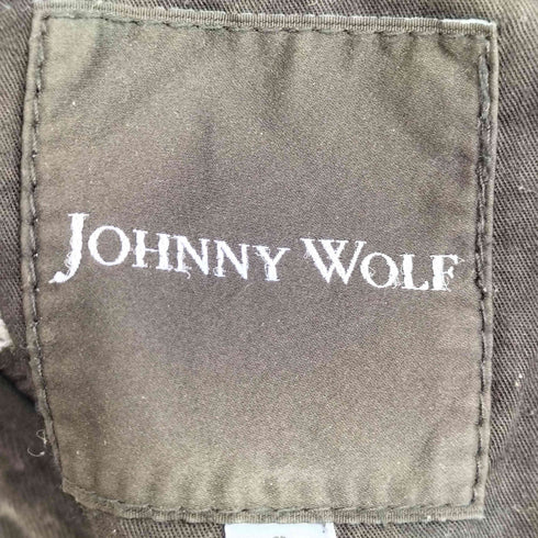 ジョニーウルフ JOHNNY WOLF コーティング 裾ジップ スキニーデニム フレア メンズ JPN:2