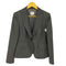 アルマーニコレツィオーニ ARMANI COLLEZIONI ピークドラペル ストライプウールテーラードジャケット レディース 42