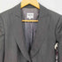 アルマーニコレツィオーニ ARMANI COLLEZIONI ピークドラペル ストライプウールテーラードジャケット レディース 42