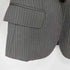 アルマーニコレツィオーニ ARMANI COLLEZIONI ピークドラペル ストライプウールテーラードジャケット レディース 42