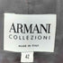 アルマーニコレツィオーニ ARMANI COLLEZIONI ピークドラペル ストライプウールテーラードジャケット レディース 42