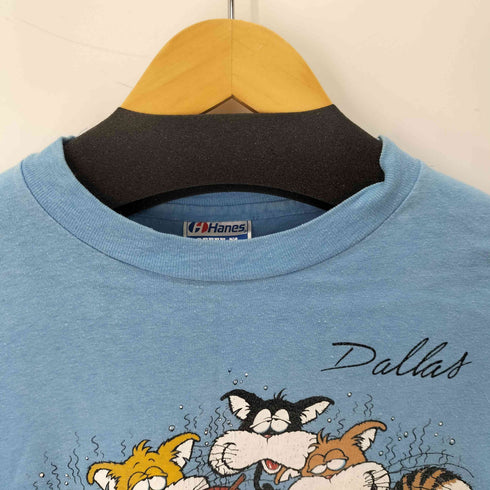 ヘインズ Hanes 80S 両面プリント S/S Tシャツ レディース import:S