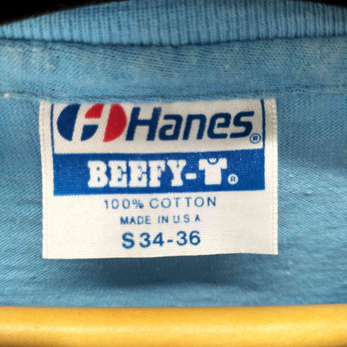 ヘインズ Hanes 80S 両面プリント S/S Tシャツ レディース import:S