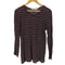 ティーバイアレキサンダーワン T by Alexander Wang リネン混 ボーダーシアーカットソー レディース XS