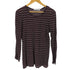 ティーバイアレキサンダーワン T by Alexander Wang リネン混 ボーダーシアーカットソー レディース XS