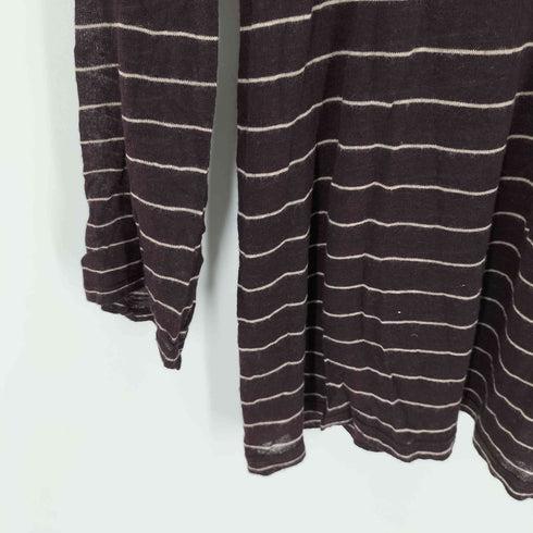 ティーバイアレキサンダーワン T by Alexander Wang リネン混 ボーダーシアーカットソー レディース XS