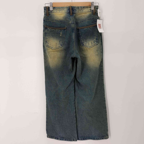 ノーティカ NAUTICA ヴィンテージ加工 ワイドデニムパンツ レディース JPN:S