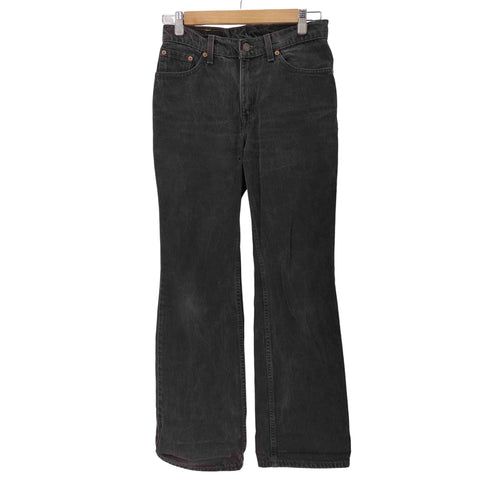 リーバイス Levis 90S 98年製 MADE IN USA 517 フレアブラックデニムパンツ 後染め レディース JPN:M