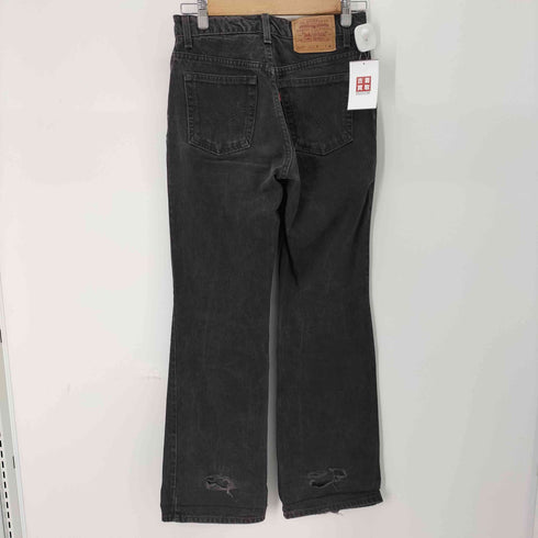 リーバイス Levis 90S 98年製 MADE IN USA 517 フレアブラックデニムパンツ 後染め レディース JPN:M