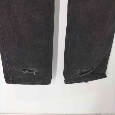 リーバイス Levis 90S 98年製 MADE IN USA 517 フレアブラックデニムパンツ 後染め レディース JPN:M