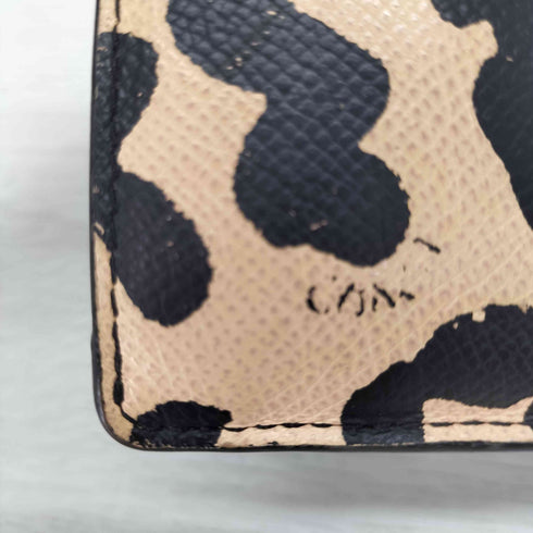 コーチ COACH レオパード パスケース レディース