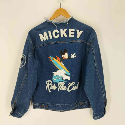 マウジー moussy SERIES CREATED キャラクタープリントデニムジャケット レディース FREE