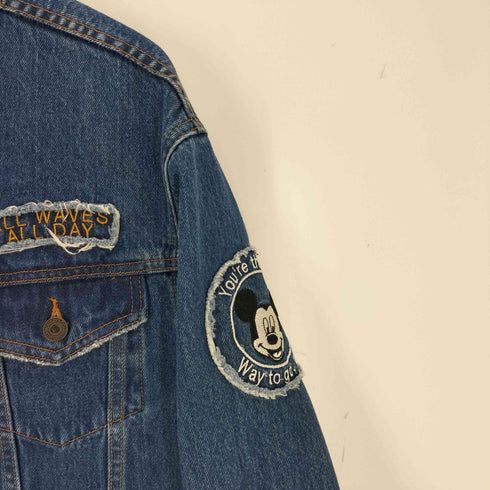マウジー moussy SERIES CREATED キャラクタープリントデニムジャケット レディース FREE