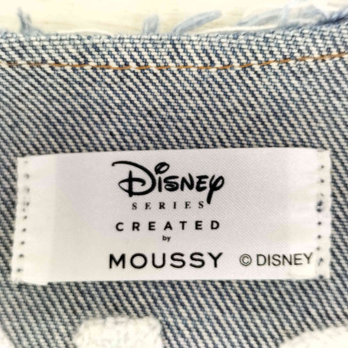 マウジー moussy SERIES CREATED キャラクタープリントデニムジャケット レディース FREE