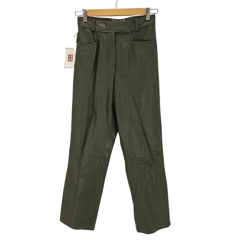 TELLEMENT VOUS FEMME レザーストレートパンツ レディース