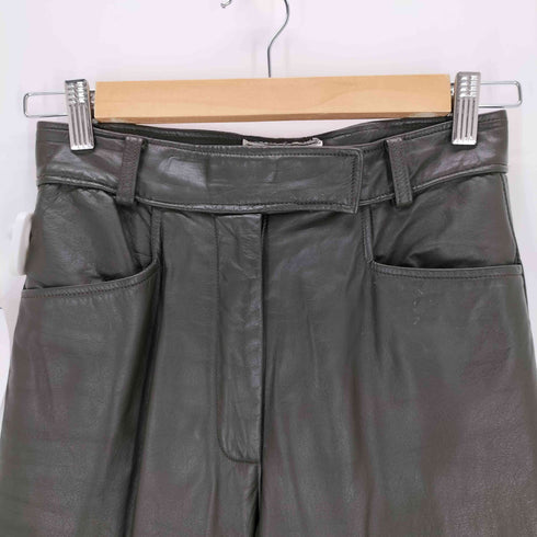 TELLEMENT VOUS FEMME レザーストレートパンツ レディース