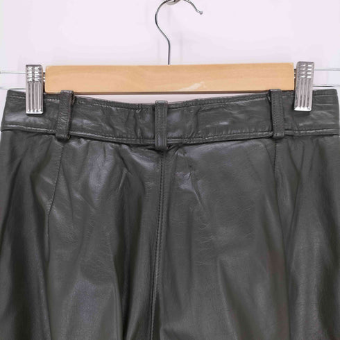 TELLEMENT VOUS FEMME レザーストレートパンツ レディース