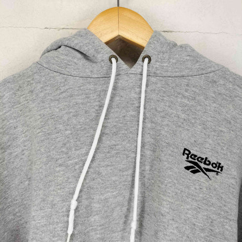 リーボック Reebok ロゴ刺繍プルオーバーパーカー メンズ JPN:L