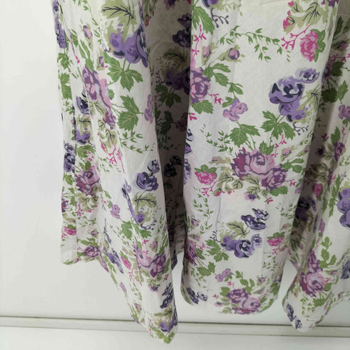 ローラアシュレイ LAURA ASHLEY 花柄 ノースリーブワンピース レディース 7