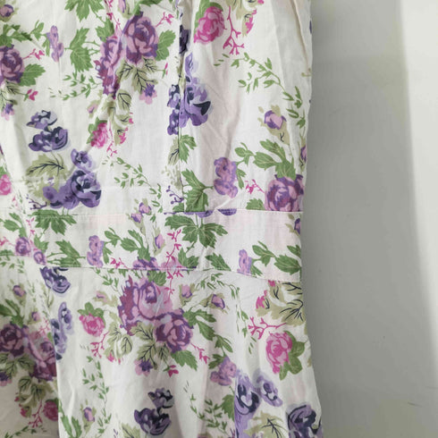 ローラアシュレイ LAURA ASHLEY 花柄 ノースリーブワンピース レディース 7
