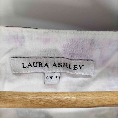 ローラアシュレイ LAURA ASHLEY 花柄 ノースリーブワンピース レディース 7