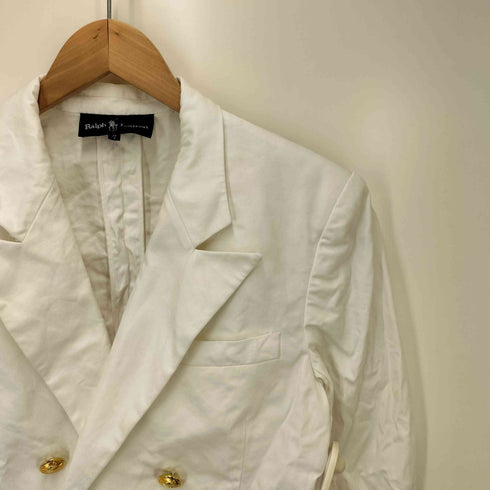 ラルフローレン RALPH LAUREN ダブルブレスト テーラードジャケット 金ボタン ブレザー レディース JPN:7号