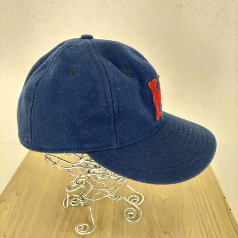エベッツフィールドフランネルズ Ebbets Field Flannels USA製 M刺繍 6パネルウールキャップ メンズ