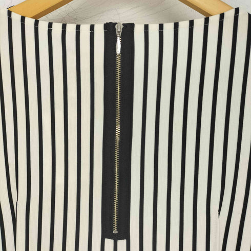ランバンオンブルー LANVIN en Bleu リボンデザイン ボーダー カットソー レディース JPN:38