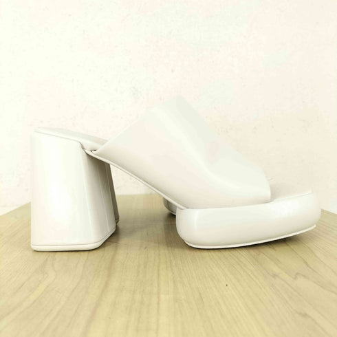 チャールズアンドキース CHARLES&KEITH ルシル ブロックヒールプラットフォームミュール レディース 37