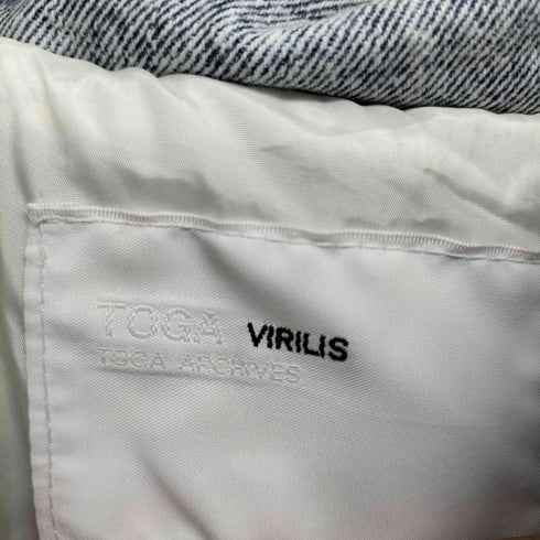 トーガビリリース TOGA VIRILIS DENIM DOWN JACKET メンズ 46