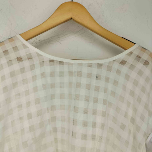ランバンオンブルー LANVIN en Bleu フレンチスリーブ シアートップス レディース JPN:38
