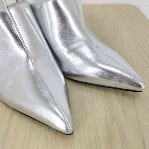 チャールズアンドキース CHARLES&KEITH ハイヴァンプ ポインテッドトゥヒールミュール - ブラック レディース 37