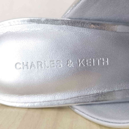 チャールズアンドキース CHARLES&KEITH ハイヴァンプ ポインテッドトゥヒールミュール - ブラック レディース 37