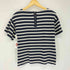ランバンオンブルー LANVIN en Bleu デザインスリーブボーダーカットソー レディース JPN:38