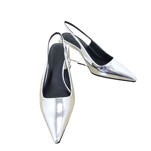チャールズアンドキース CHARLES&KEITH セリー トライアングルヒールスリングバックパンプス レディース JPN:23.5