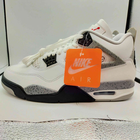 ジョーダンブランド JORDAN BRAND AIR JORDAN 4 RETRO WHITE CEMENT エアジョーダン4 レトロ ホワイトセメント メンズ JPN:27
