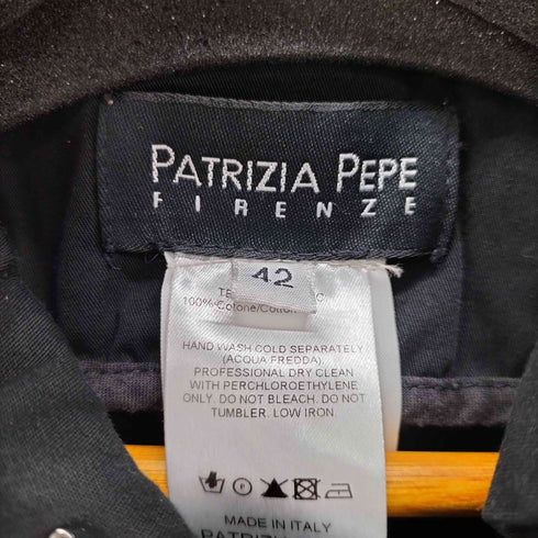 パトリツィアペペ PATRIZIA PEPE 金ボタン ハーフトレンチコート レディース JPN:42