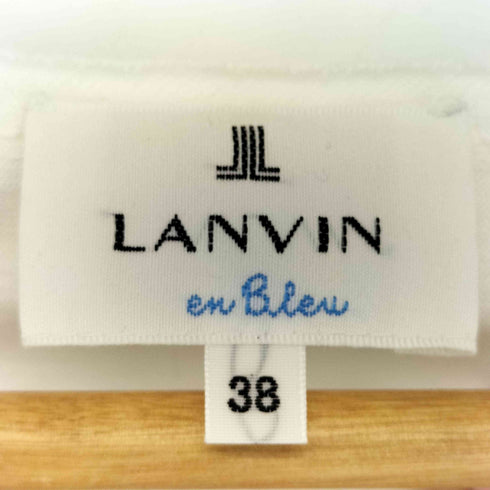 ランバンオンブルー LANVIN en Bleu ハートロゴ刺繍 ロングスリーブカットソー レディース JPN:38
