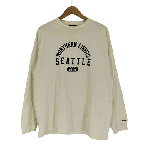 バックチャンネル Back Channel COLLEGE LOGO LONG SLEEVE T カレッジ ロゴ ロング スリーブ Tシャツ メンズ import:XL