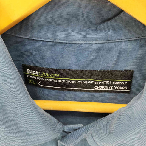 バックチャンネル Back Channel CORDUROY HALF SLEEVE SHIRT コーデュロイ ハーフ スリーブ シャツ メンズ import:XL
